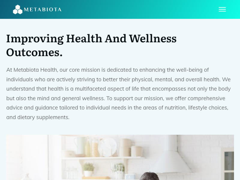 Screenshot of Metabiota