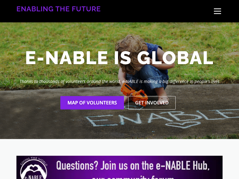 Screenshot of E-Nable AI