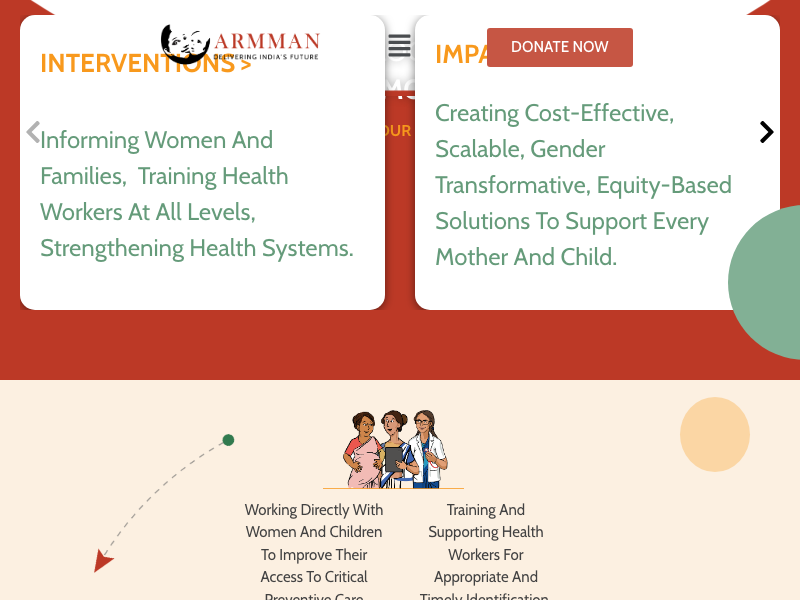 Screenshot of SAHELI (by ARMMAN)